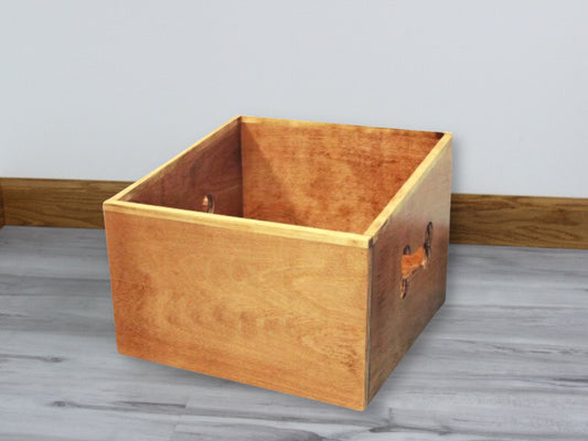 Wooden Dog Toy Box | Pet Accessory & Toy Storage Bin | Standard Size